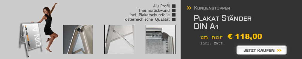 Kundenstopper / Plakataufsteller